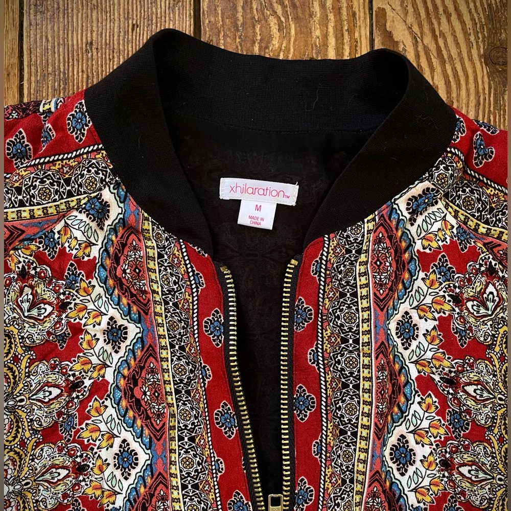 XHILARATION Spring/Summer Zipper Jacket - Picture 2 of 3